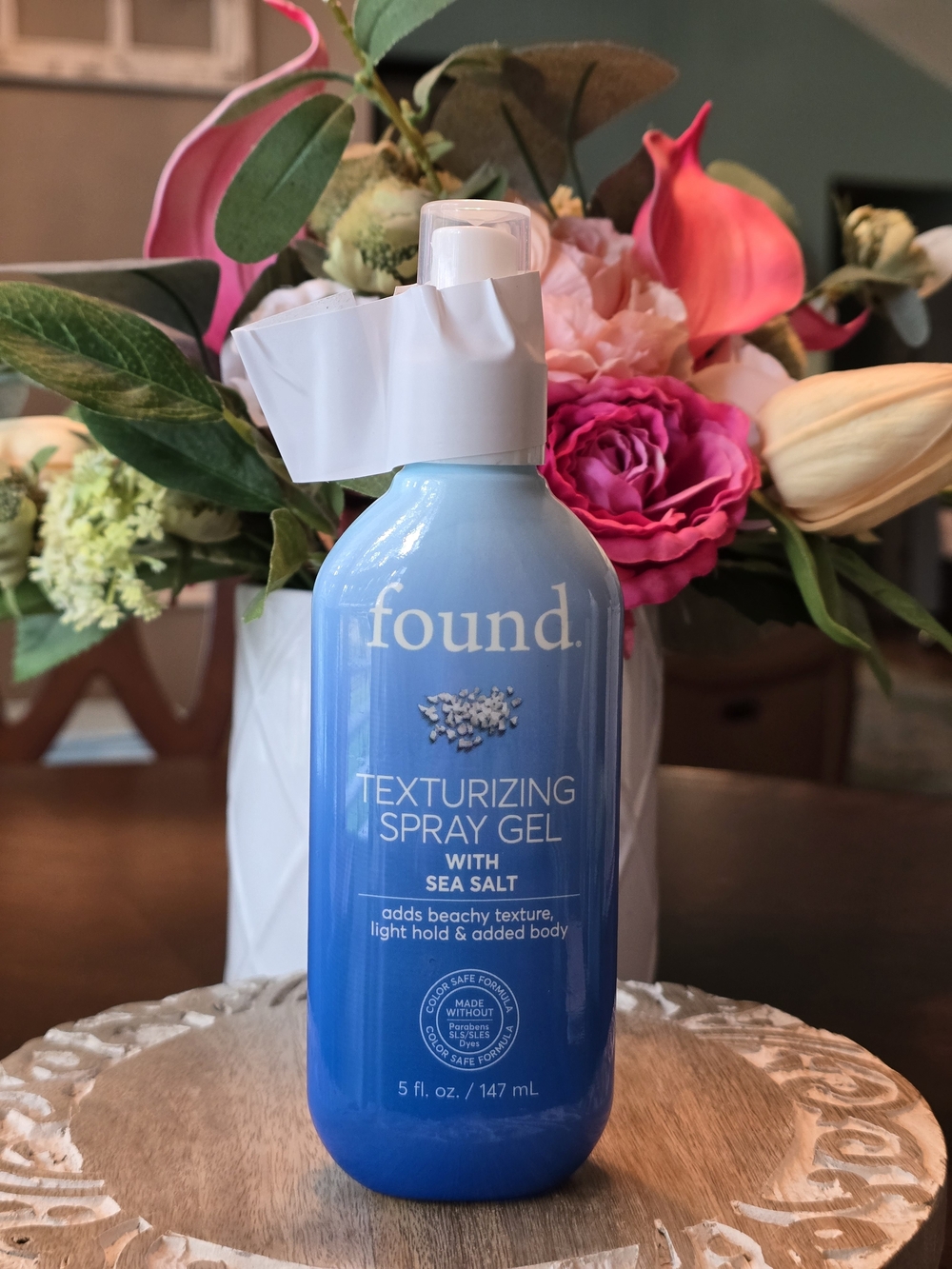 found. Texturizing Spray Gel with Sea Salt - Blue